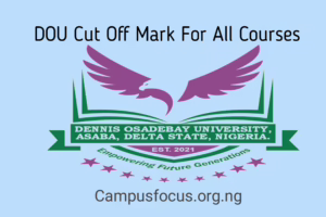 DOU Image || DOU Cut Off Mark For All Courses