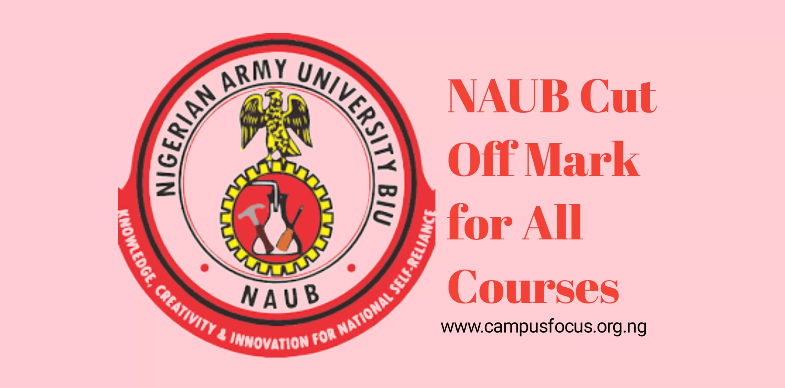 NAUB Image || NAUB Cut Off Mark