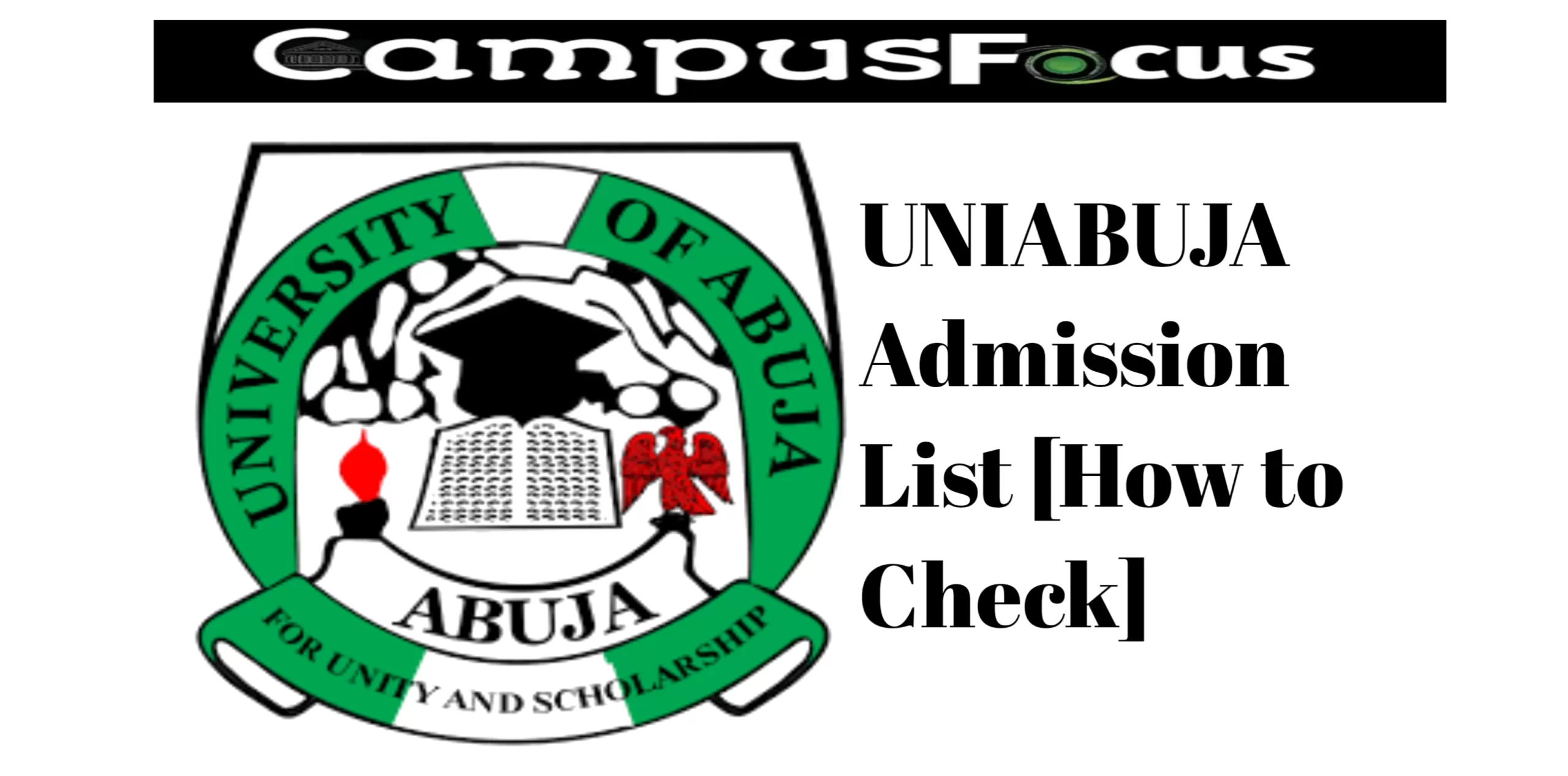 University of Abuja Image || UNIABUJA Admission List