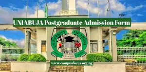 UNIABUJA Image || UNIABUJA Postgraduate Admission Form