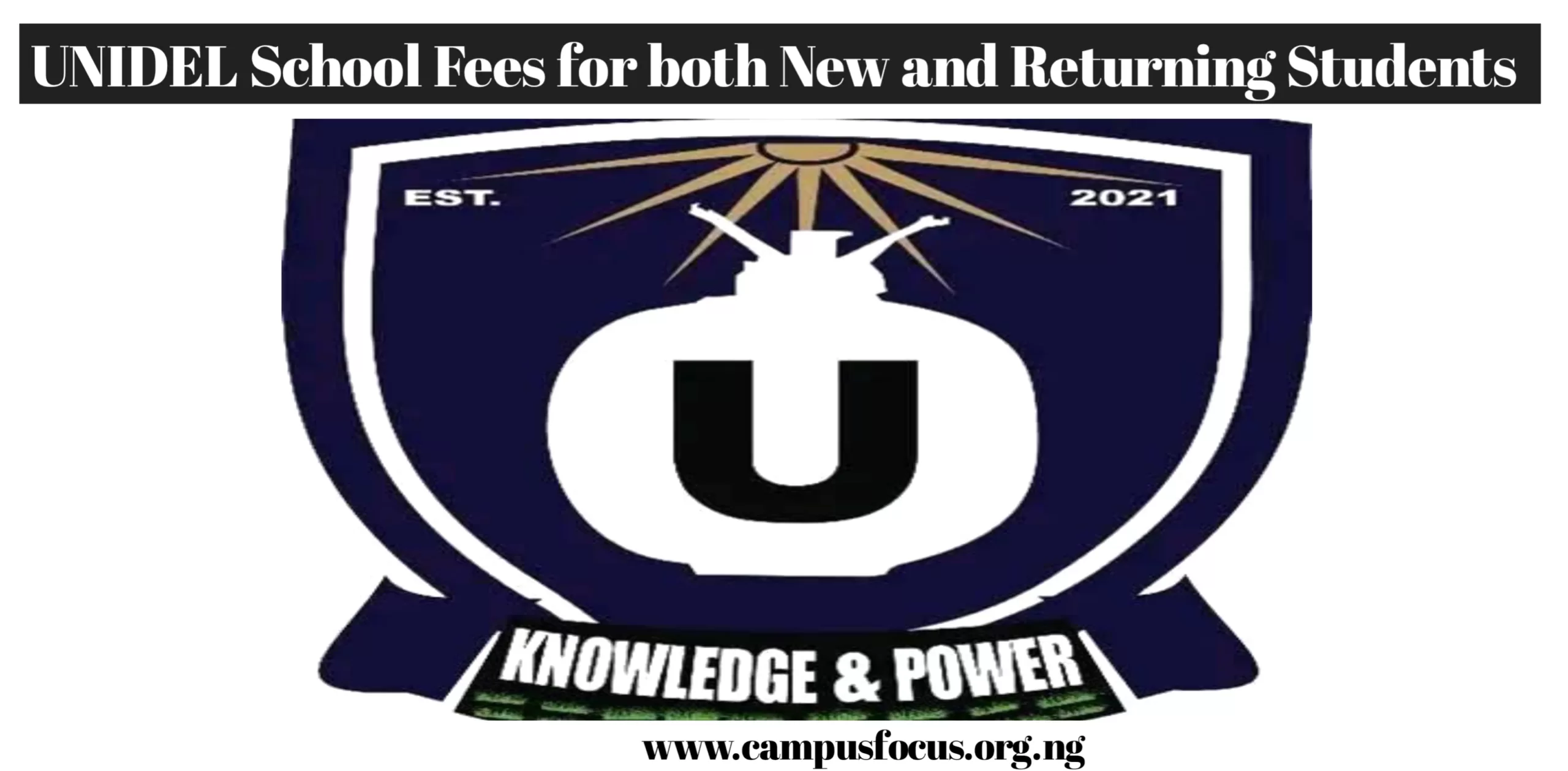 UNIDEL Image || UNIDEL School Fees