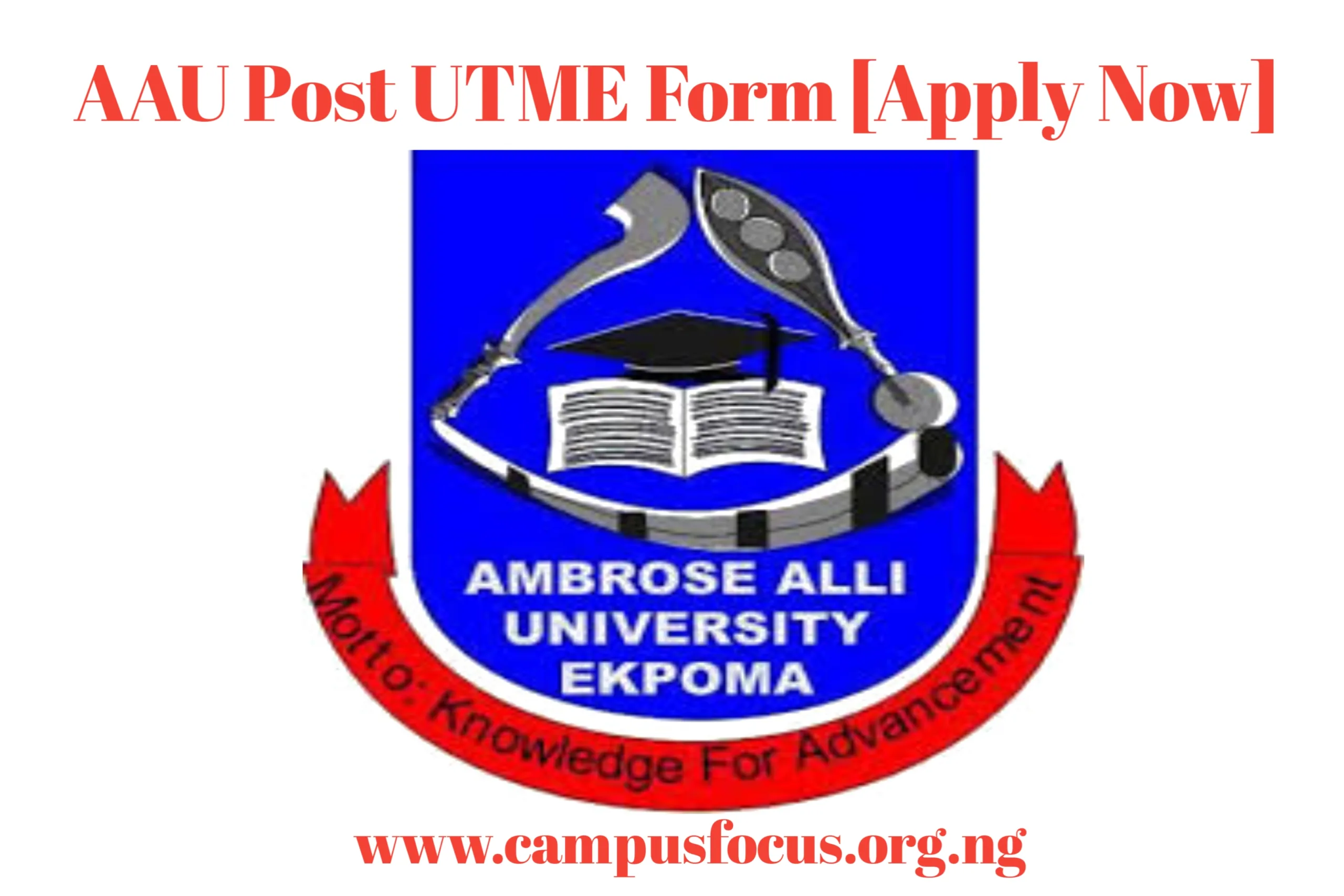 AAU Image || AAU Post UTME Form