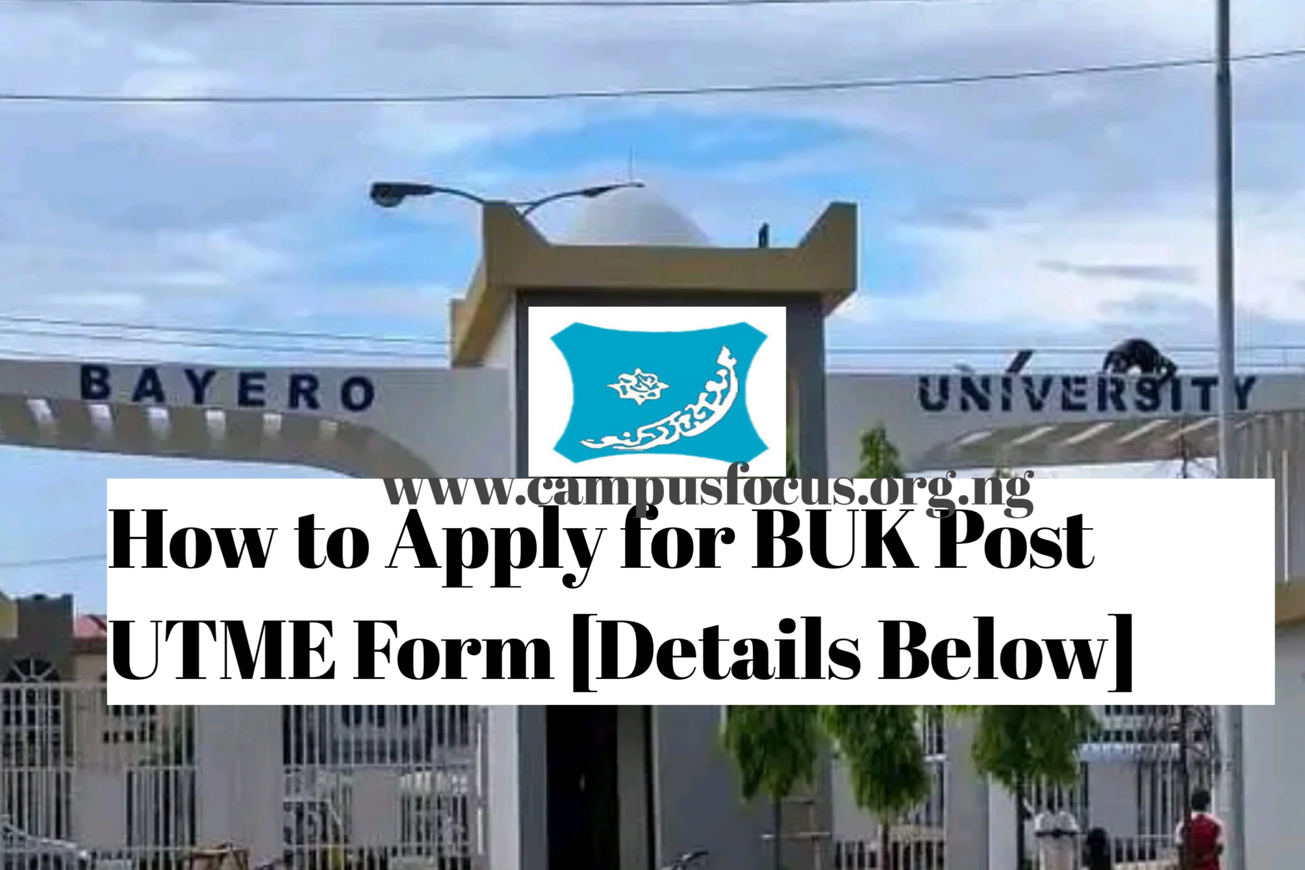 BUK Image || BUK Post UTME Form